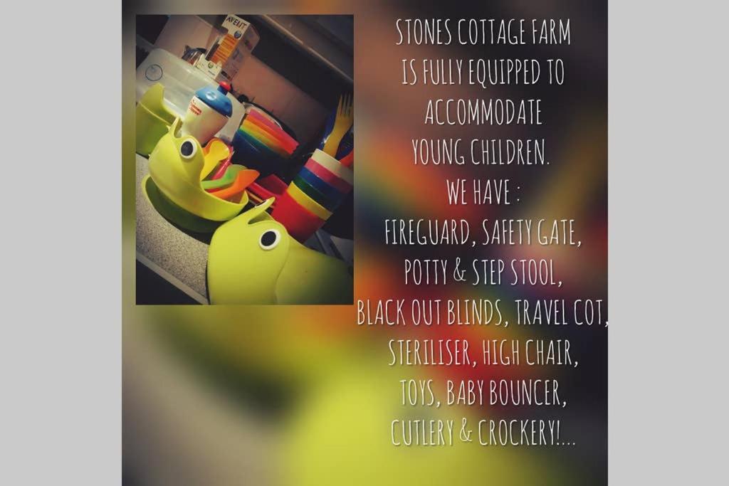 Stones Cottage Farm, Nr Haworth, Family Friendly, Work Friendly, Gaming Barn, Crafting, Free Wifi, Free Parking, Ev Point Oxenhope Bagian luar foto